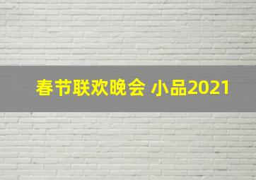 春节联欢晚会 小品2021